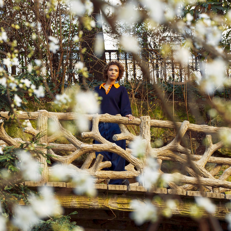 Portrait créatif de modèle à Paris par Valens Martins